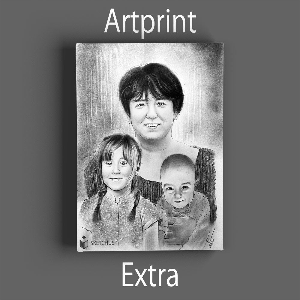 Artprint Sketchus Portrait Zeichnen