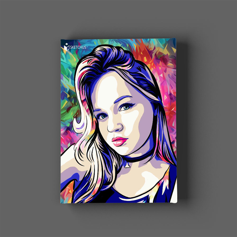 Pop art portrait paintings on canvas buy pictures - pop art from photos