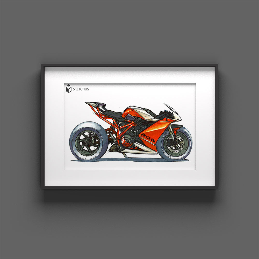 Car Drawing Pencil - Motorbike &amp; objects can be drawn