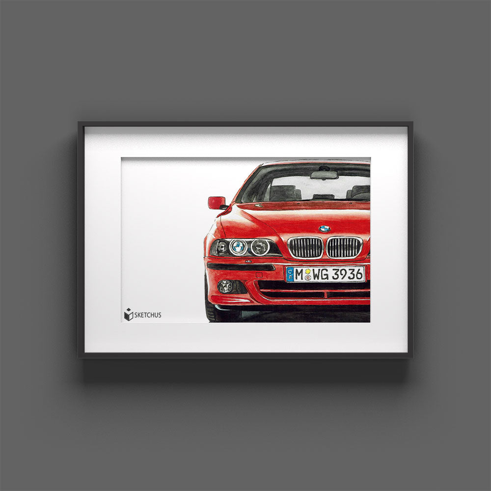 Dein Auto als Poster | Geschenk für Autoliebhaber