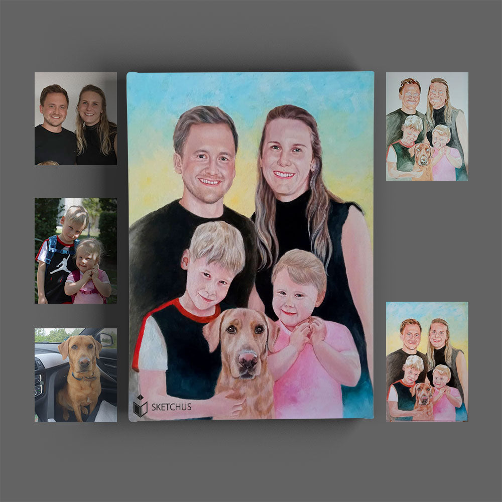 Portraits of People and Pets – Custom Portraits for Humans & Animals